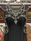 Betsy And Adam Womens Black Pink Beaded Embellished Evening Gown Dress Size 8. — photo 2