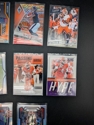 Lote de 11 tarjetas Deshaun Watson RC novato numerado Prizm Phoenix Prestige parche/99 - Imagen 5 de 8