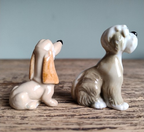 Wade Disney Hat Box Figures The Colonel 101 Dalmations, Dachsie Lady & The Tramp - Picture 9 of 22