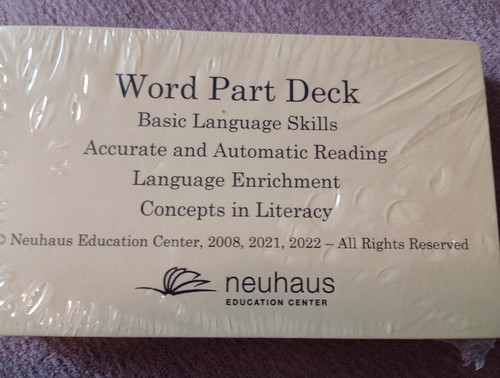 Neuhaus Wortteil Deck Sprachkenntnisse, Phonetik Anreicherungen, Alphabetisierung  - Bild 1 von 21