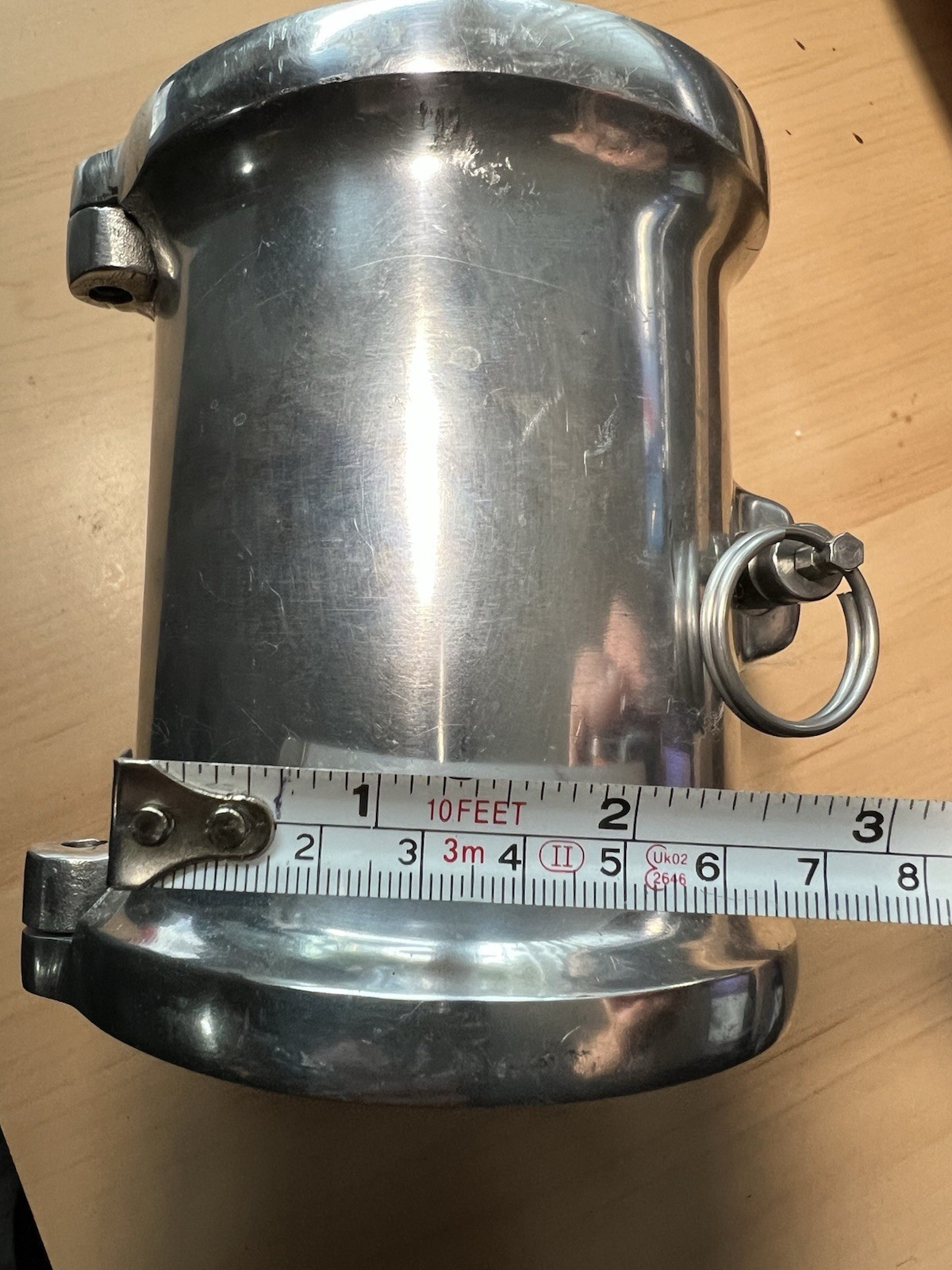 RareMonster Truck Fire Extinguisher Bracket Moon Eyes,USA  Aluminum CNC Billet