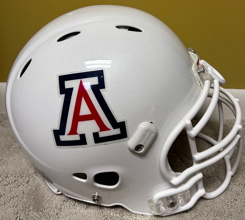 2011 Arizona University Wildcats Game Used/ Team Issued Football Helmet