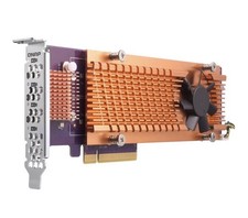 QNAP QM2-4P-384 Quad M.2 PCIe NVMe SSD Expans...