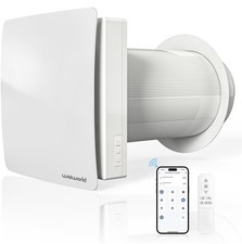 Weiworld 150mm Through Wall Fan Smart Wi-Fi HEPA Fresh Air Ventilation System