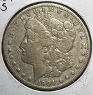 1904S US Morgan SILVER Dollar! "San Francisco" Mint! Semi Key Date! FINE! Coin!