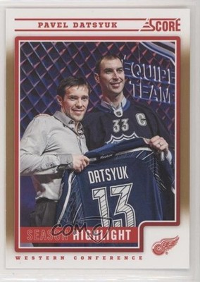 2012-13 Score Gold Rush Pavel Datsyuk #10 HOF 0a4