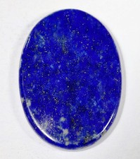 41 Ct 5X23X32 mm Natural Blue Lapis Lazuli Oval Cabochon Gemstone KM-221