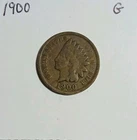 1900 INDIAN HEAD CENT GOOD 1C COPPER