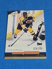 ANSON CARTER  -  1999-00 PACIFIC HOCKEY BASE SET CARD #21 GOLD PARALLEL  /199