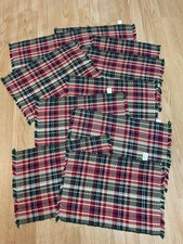 Pier 1 Placemats Set Of 10 Woven Fringed 13 X 18 Holiday