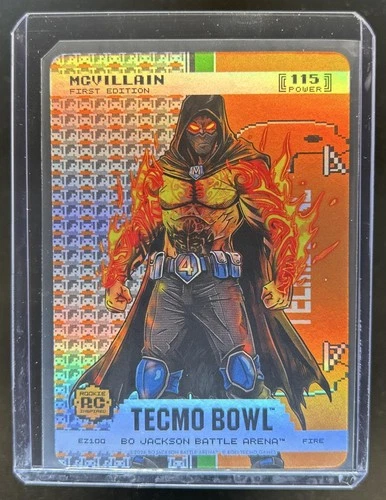 2026 Bo Jackson Battle Arena Tecmo Bowl McVillain 1st Endzone Battlefoil #EZ100