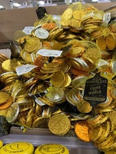 2 Packs Trader Joe's Milk Chocolate Coins of the World 4oz 113g (2 Bags)