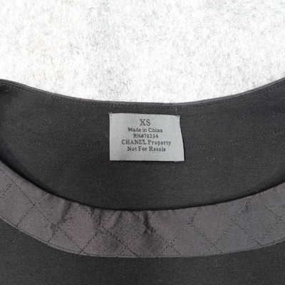 Chanel Top Womens Extra Small CC Logo Employee Tunic Black