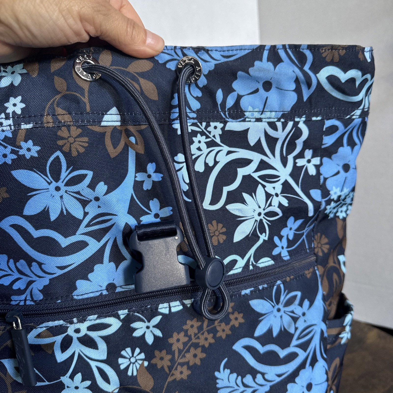 Vera Bradeley Large Ripstop Polyester Backpack Na… - image 6