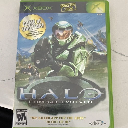 Halo Combat Evolved Bungie Microsoft Xbox Game of the Year Manual Multiplayer