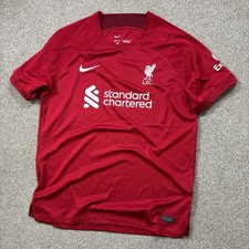 Nike Liverpool FC Home Football Shirt 2022/23 Burgundy UEFA Foundation XL