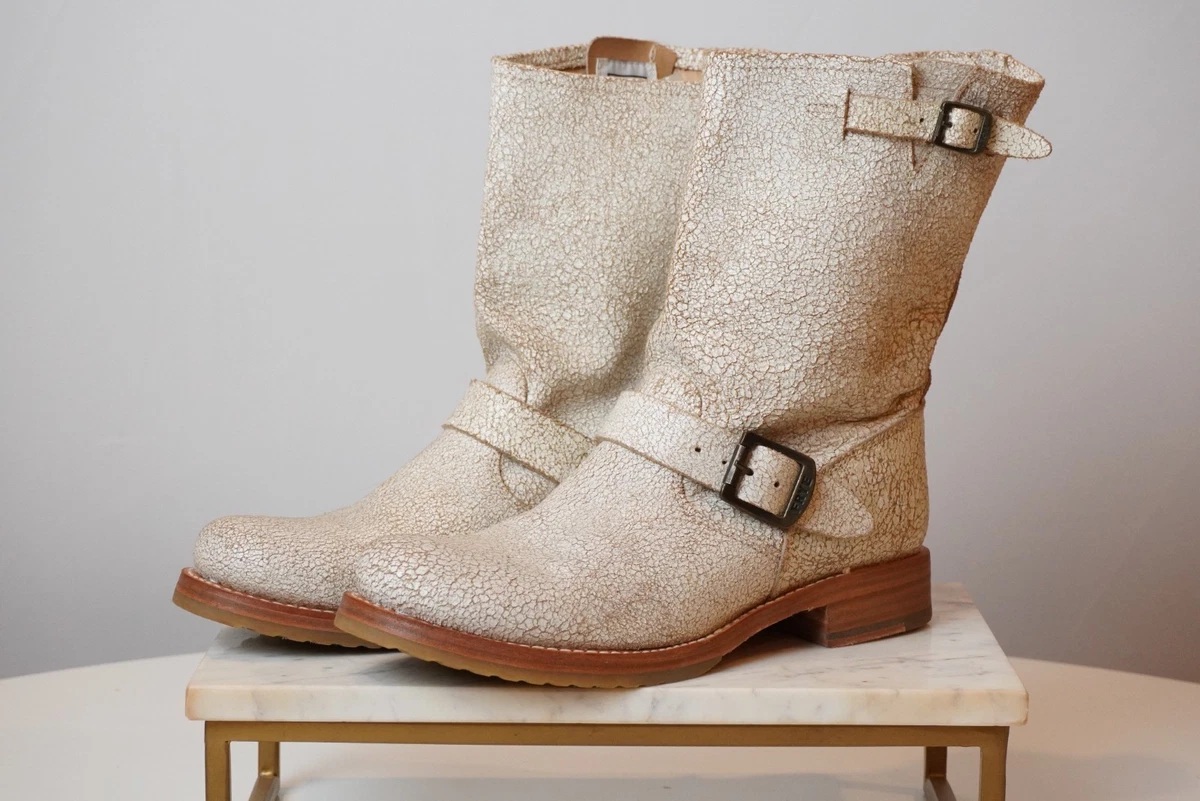 women's white leather dress boots Women's It's Been Real White Faux Leather Boots | Size: 5.5
