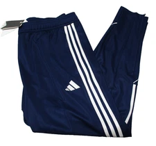 Adidas Tiro 23 League Pants Mens Large Navy Blue Soccer Track Zip Tapered