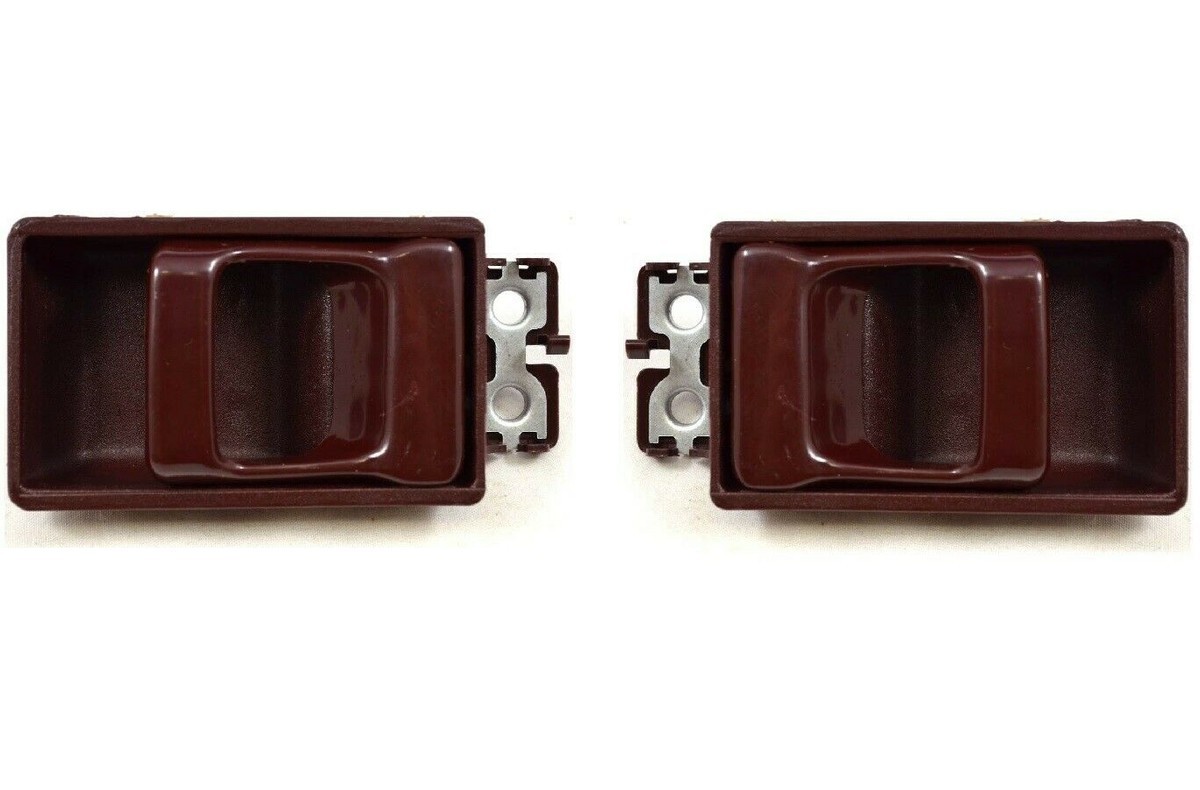 fits 1986 to 1994 Nissan D21 Interior Door Handle Left Right Red Burgandy
