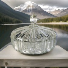 Anchor Hocking OLD CAFE Covered Candy Dish wi...