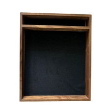 Galactic Toys Wooden Dice Tray - Black Walnut