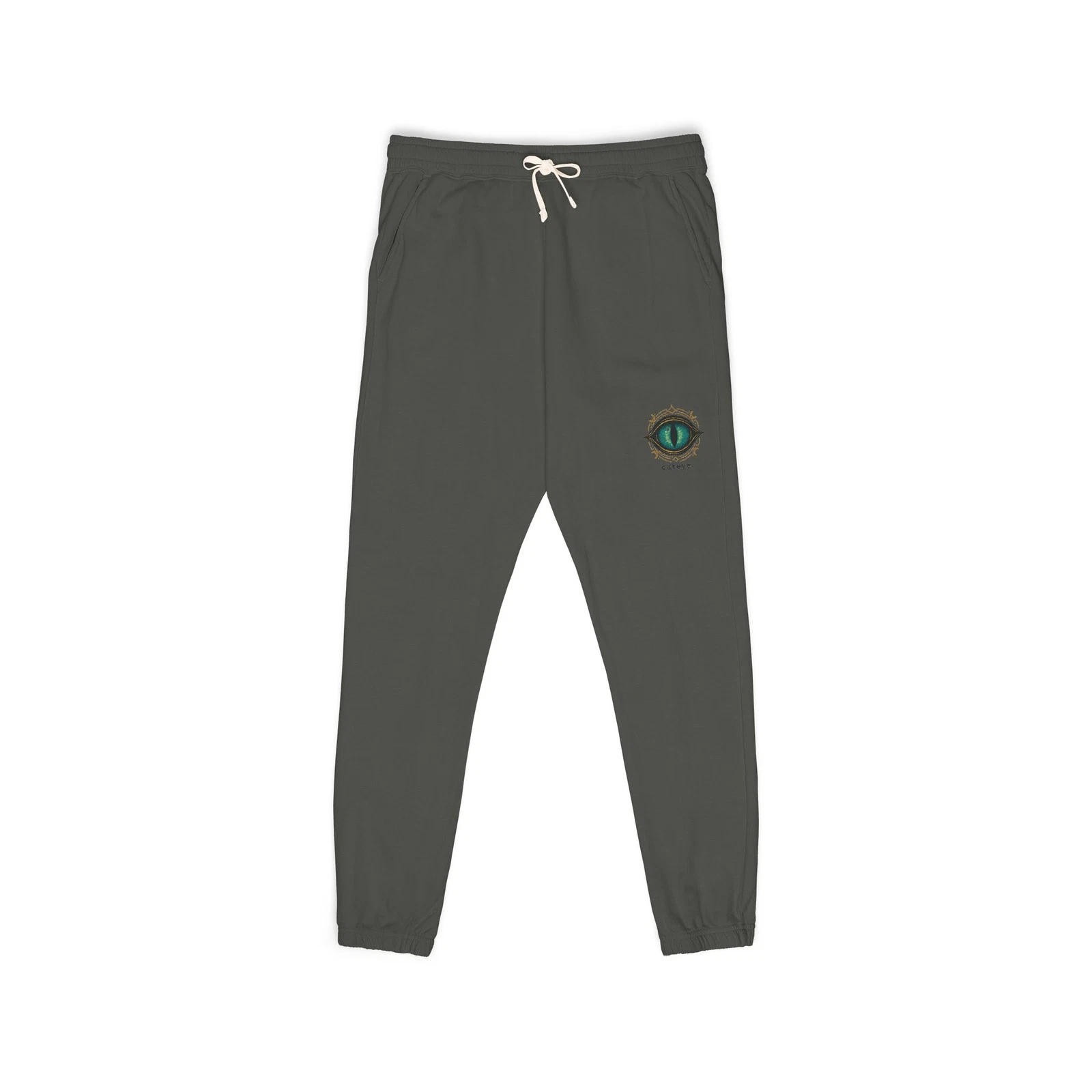 Green Gem Mandala sweatpants | embroidered joggers