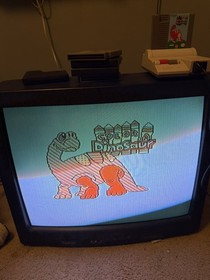 Color a Dinosaur NES Clean Authentic Rare (Nintendo Entertainment System)