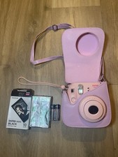 Fuji Film Instax Mini 8 Instant Camera Pink Used Original Case Tested Working