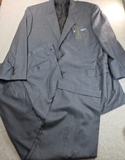 Daniel Cremieux 2-Piece Suit Mens 46R 41W Loro Piana Super 170s USA Made NWT