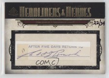 2008 SP Legendary Cuts /34 Edd Roush #HH-ER Auto HOF 0d08