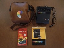 Kodak Colorburst 50 w/ case, manual  Sylvania Flip Flash Super 10 Flashbars LOT