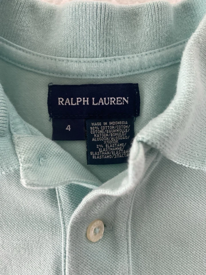 RALPH LAUREN GIRLS DRESS SIZE 4 GREEN - Image 2 of 4