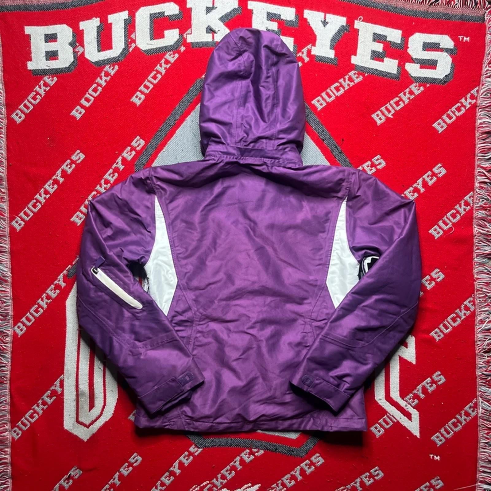 Vintage No Fear Women’s Purple Ski Jacket | Size 10 image 6