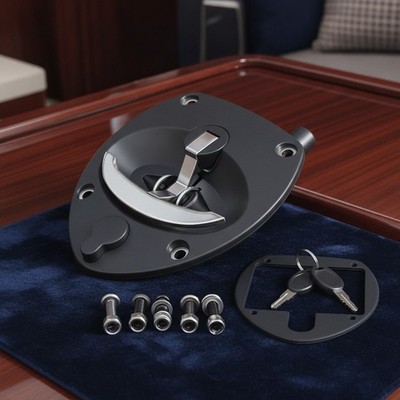 Single Point Compression Latch for Underbody Truck Tool Box ， Gasket and Cyli...