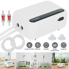 2600mah Aquarium Air Pump Fish Tank Air Pump Aerator Pump Adjustable USB Premium