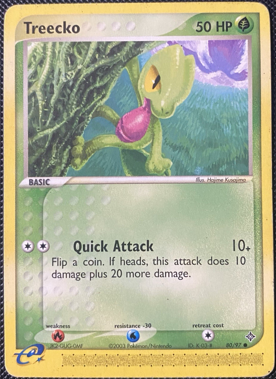 Treecko 80/97 Dragon Regular - Pokémon Card