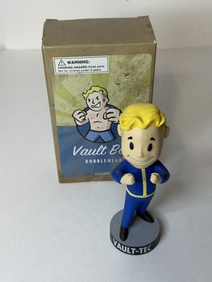 2014 Gaming Heads Bethesda Fallout Vault-Tec Bobblehead Unarmed W/ Box