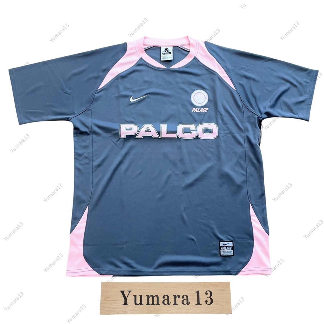 PALACE x Nike Shop Exclusive Jersey Harajuku Charcoal/Pink | eBay