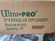 1000 Ultra Pro Regular 3x4 Toploader Sealed Case Brand New Toploaders