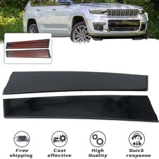 Front RH & LH Door Pillar Window Trim Applique For Jeep Grand Cherokee 2016-2021