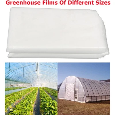 WALTYOTUR Polyethylene Greenhouse Film Clear Greenhouse Plastic Sheeting 6 mil For Farming