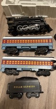polar express train cars lot- Engine NOT WORKING