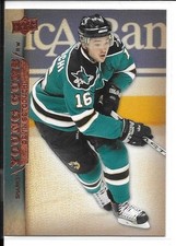 2007-08 Upper Deck Young Guns Devin Setoguchi Rookie Card RC #493. rookie card picture