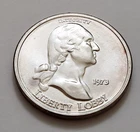Liberty Lobby 1973 Silver Round • 1 Troy Oz • .999 Fine • Pristine Example • T3