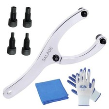 Salade Heavy Spanner Wrench,Adjustable Gland Nut Wrench,for Removing Hydraulic