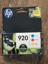 Genuine HP 920 Cyan/Magenta/Yellow Ink Cartridge EXPIRED 3/2018