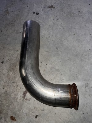 Exhaust 4 Inch Down Pipe 90 Degree V-band