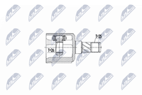 Gelenksatz Antriebswelle NTY NPW-PL-076 FüR Opel Astra GTC P10 Caravan Cascada