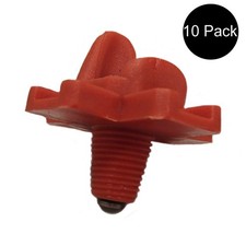 10 Pack Poultry Water Nipples Horizontal Side Mount Chicken Nipple Water Drinker