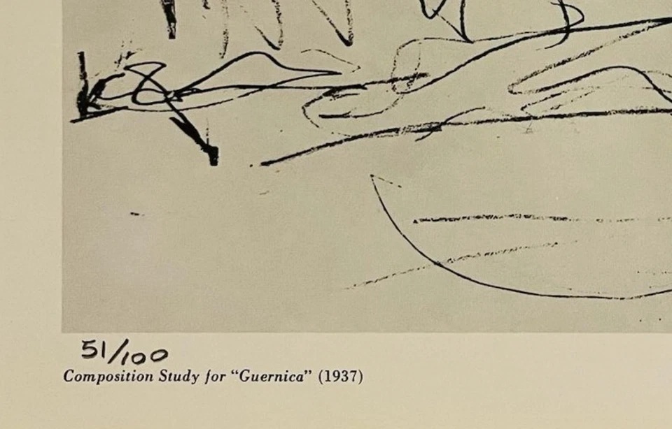 Pablo Picasso Hand-Signed Original Print With COA and +$3,500 USD Appraisal - Image 3 of 4